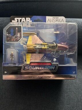 Star Wars Micro Galaxy Squadron Fiend Fighter 5-Inch Vehicle 1-Inch Micro Figure